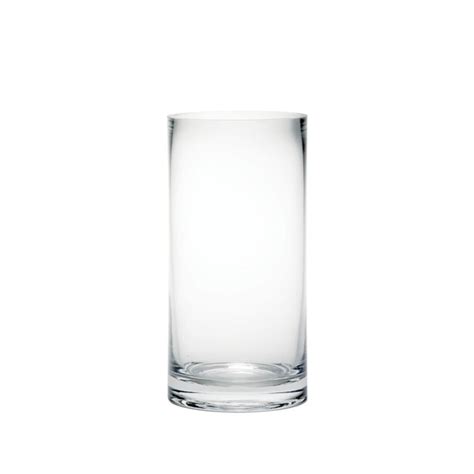 Clear Glass Cylinder Vase 20 X 10cm — Artificial Floral Supplies