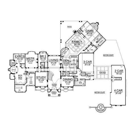 Villa Valente House Plan 2 Story 14624 Square Foot 9 Bedroom 8 Full