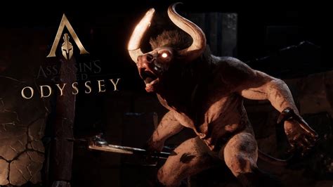 Assassins Creed Odyssey Minotaur Boss Fight Youtube