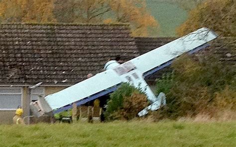 Two Men In Miraculous Escape As Plane Careers Into Bungalow Telegraph