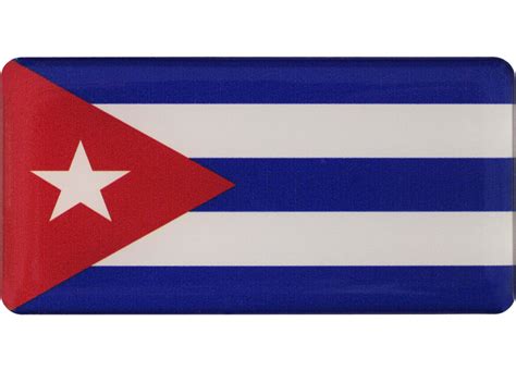 Buy Cuba Domed Sticker Flagline
