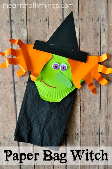 Paper Bag Halloween Witch Craft For Kids I Heart Crafty Things