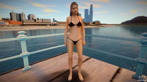 Симпатичная девушка в купальнике для GTA San Andreas