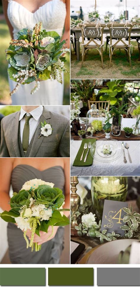 This color scheme, of course, also demonstrates what a great photo can do for the overall look of your site if juxtaposed with the strong contrast of the flat color elements. Kale Green Wedding Color Ideas for 2017 Spring & Summer ...