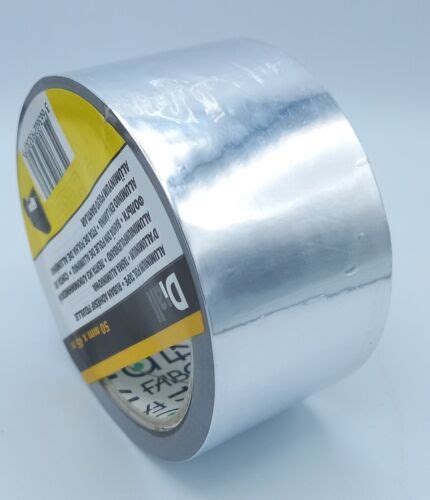 Aluminium Foil Tape Insulation Board Loft Self Adhesive Diall Roll 50mm