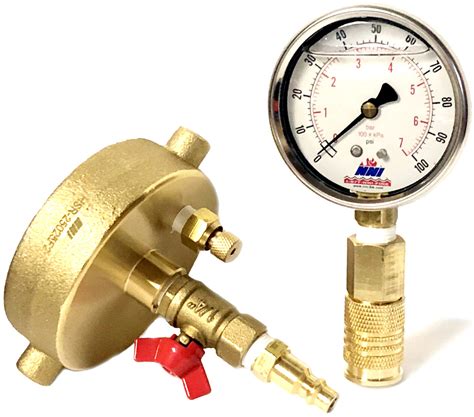 2 12 Nst Fire Hydrant Static Pressure 300psi Gauge With Bleeder Valve