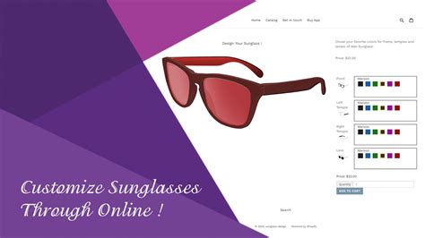 Stylebazi Sunglass Designer Let Customer To Design And Customize Sunglass And Place Order