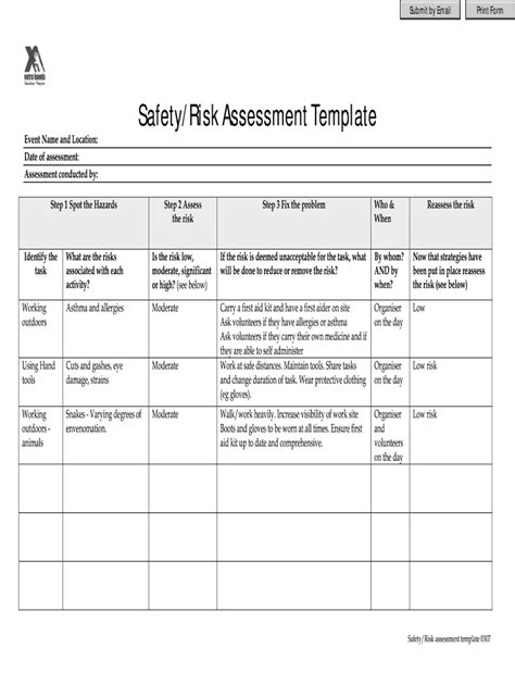 Nebosh Fire Risk Assessment Example Pdf Fill Online Printable