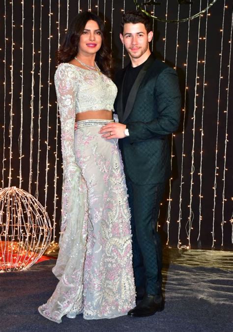 Priyanka Chopras 3rd Wedding Reception Two Piece Dress Pics