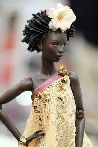 Black Barbie With Natural Hair Twists Thirsty Roots Black Barbie Dolls