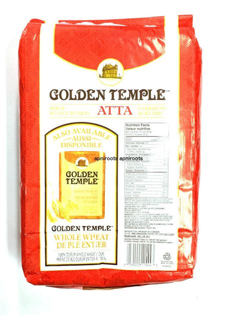 Golden Temple Durum Atta Red 20lb By At Apniroots Indian Grocery Store Online Apniroots