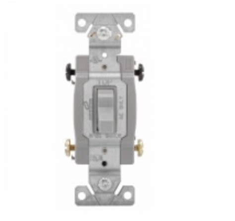 Eaton 15 Amp Toggle Switch 4 Way Commercial Grey Eaton Cs415gy Bu