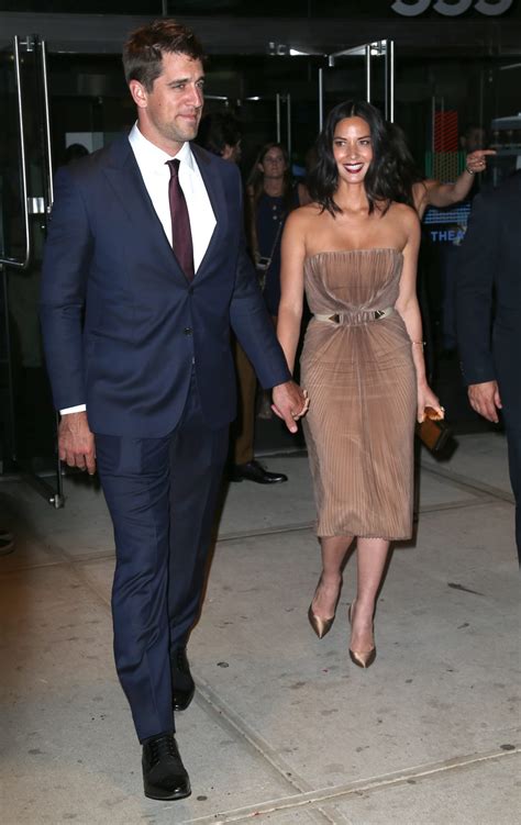 Olivia Munn And Aaron Rodgers Turn Heads At Cinema Society Screening In Nyc