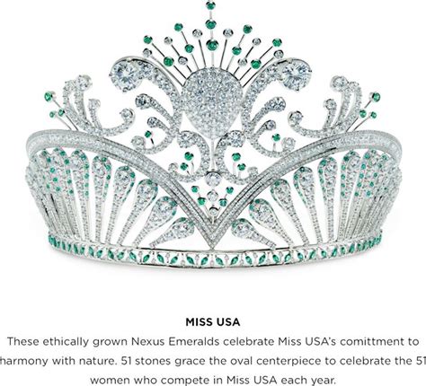 Miss Usa Crown Jewelry Miss Usa Engagement Rings