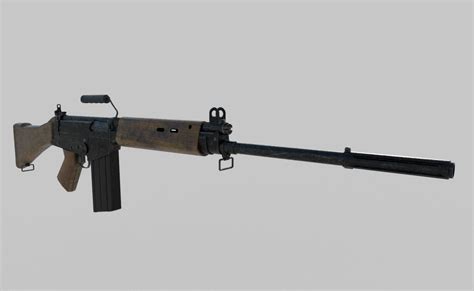 L1a1 Fn Fal 3d Models In Rifle 3dexport