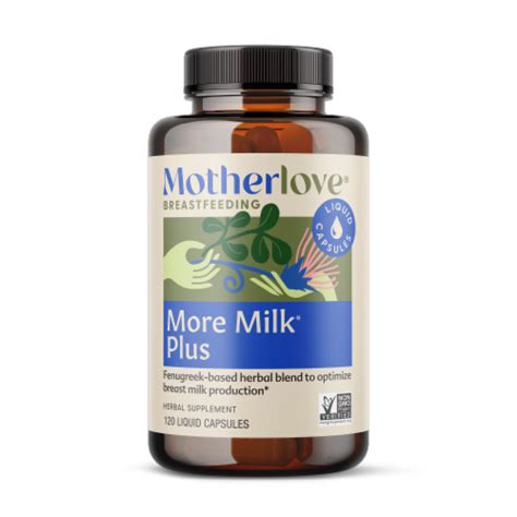 Motherlove More Milk Plus Herbal Lactation Supplement 120 Ct Fred Meyer