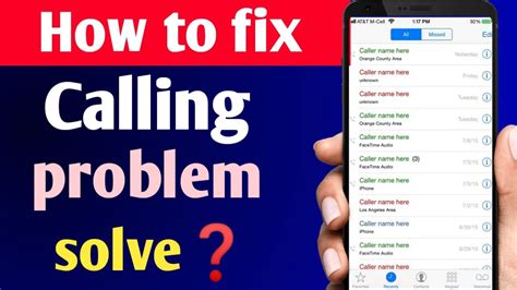 Calling Problem Solution How To Fix Calling Problem 100 Incoming