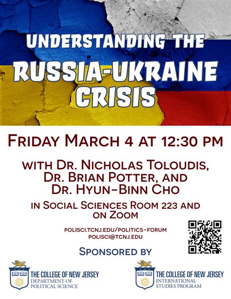 March 4 At 1230 Understanding The Russia Ukraine Crisis School Of