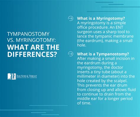 Ear Nose And Throat Tympanostomy Vs Myringotomy Differences Explained
