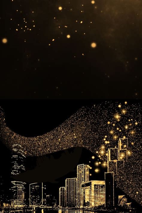 Download beautiful, curated free backgrounds on unsplash. Black Glare Gold Powder City | Black background wallpaper ...