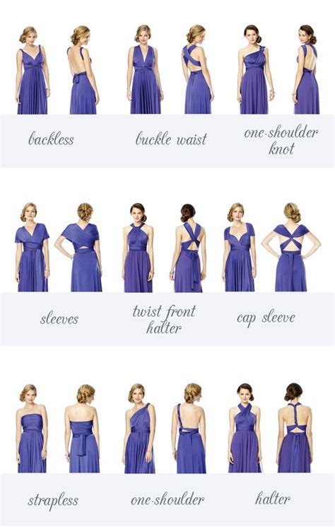 Convertible Bridesmaid Dress Twist Wrap Dress From Dessy Snippet