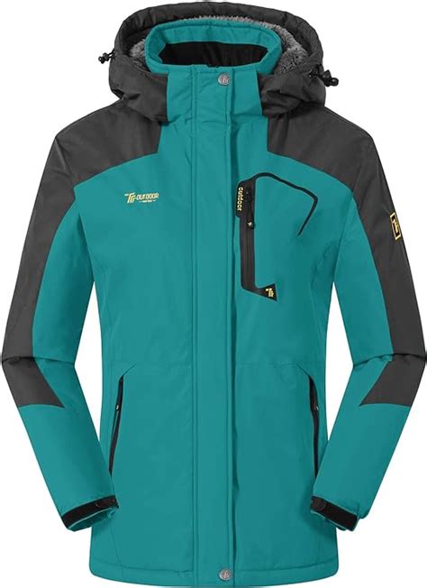 Ysento Ladies Waterproof Winter Fleece Ski Jacket Windproof Warm