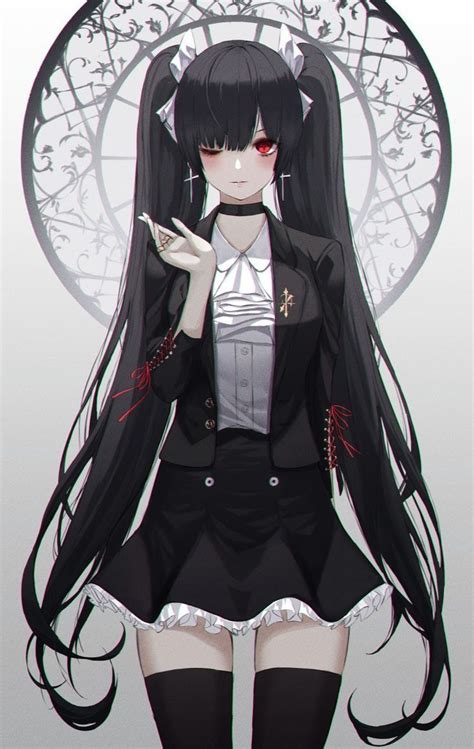 Dark Anime Girl Manga Girl Gothic Anime Girl Anime Art Girl Anime