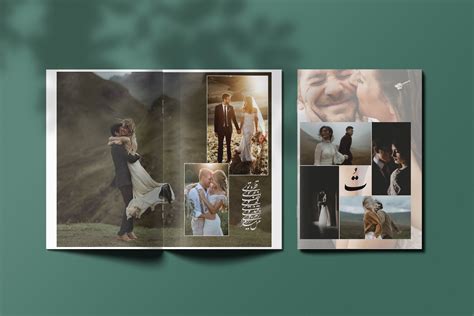 آلبوم ژورنال عروسی لایه باز 10 برگی سایز 40*30 رویال | مرجع دانلود فایل