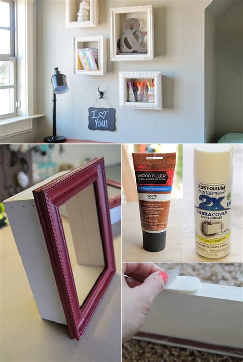 Alle unsere rahmenleisten eignen sich auch dazu, spiegel einzufassen. Wand gestalten mit DIY Deko aus Bilder Rahmen - fresHouse