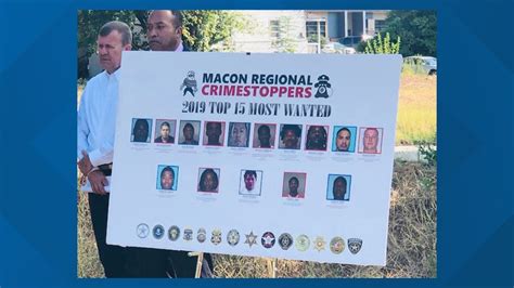 Macon Regional Crimestoppers Releases New Top 15 Most Wanted