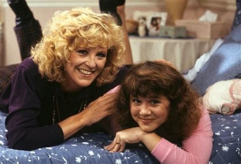 Joanna Kerns And Tracey Gold On The Set Of Growing Pains In 1986 Alan Thicke Kirk Cameron