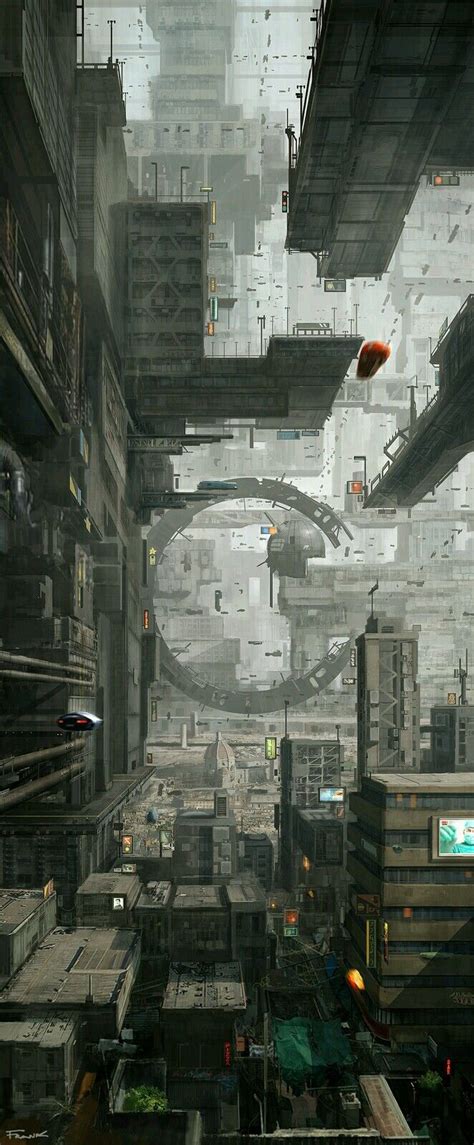 Future Cityscape Cyberpunk Scifi Setting Inspiration Cyberpunk City