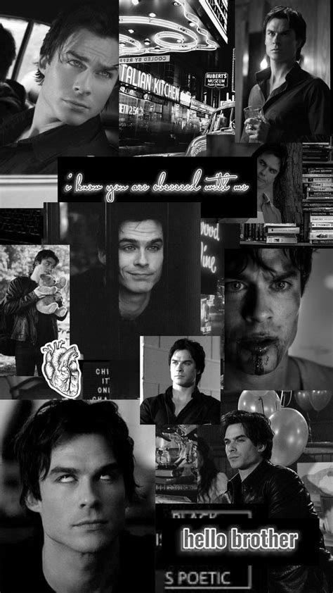 Damon Salvatore Wallpaper Vampire Diaries Poster Vampire Diaries