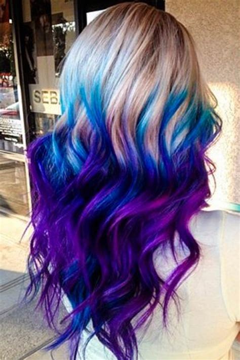 Black hair is often seen as a shade that's sexy, mysterious and dramatic. Fabulous Purple and Blue Hairstyles | Beauty Finals