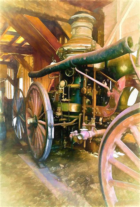 Old Fire Engine Photograph By Robert Meyerson Fine Art America