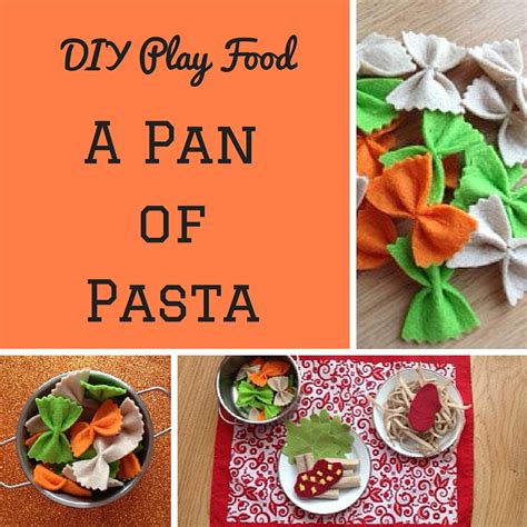 Diy Play Food Felt Pasta