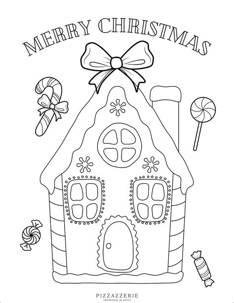 Gingerbread House Coloring Page Free Printable Pdfs Coloring Home
