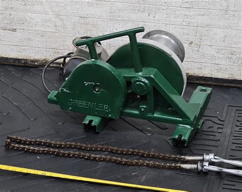 Greenlee 640 Tugger Puller And Chains 4000 Lbs Capacity Ebay