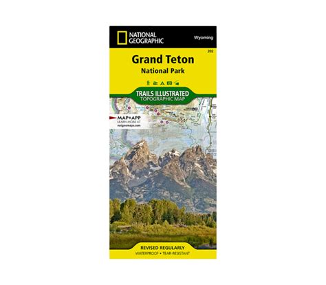 National Geographic 202 Grand Teton National Park Map Feral
