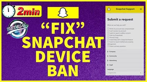How To Fix SnapChat Device Ban Solve Bypass Snapchat Ban 2023 YouTube