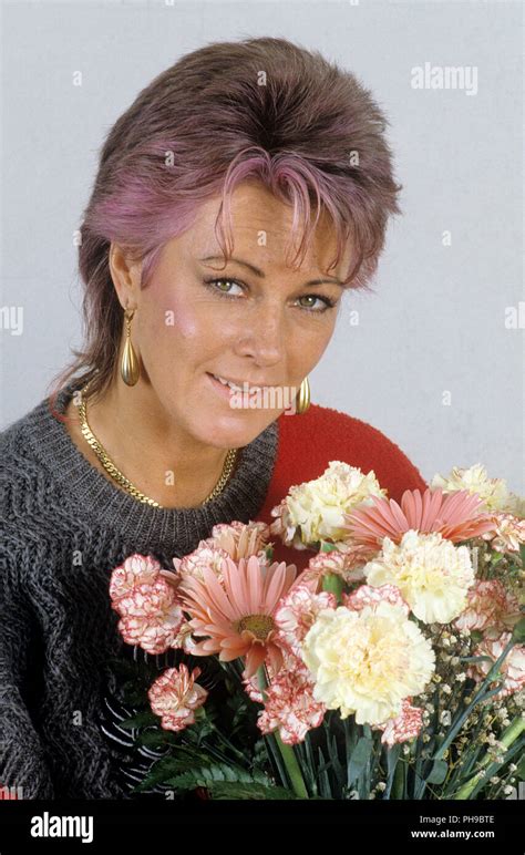 Anni Frid Lyngstad Former Member Of Swedish Popgroup Abba In