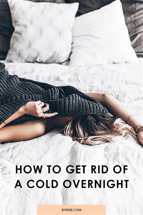 7 Ways To Get Rid Of A Cold Overnight According To Health Experts