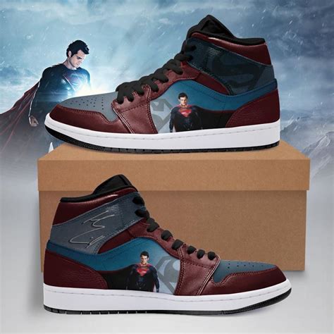 Superman Dc Comics Air Jordan Shoes Sport Sneaker Boots Shoes
