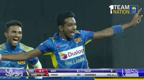 Select from premium dushmantha chameera of the highest quality. Dushmantha Chameera grabs 3 wickets at the 5th ODI vs ...