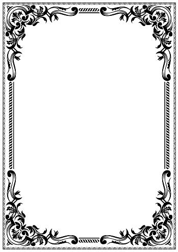 Pngtree provides millions of free png, vectors, clipart images and psd graphic resources for designers.| Simple Black And White Certificate Frame Border Stock ...