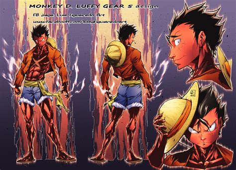 Luffy fills his body with. LUFFY GEAR 5 - colored! : OnePiece