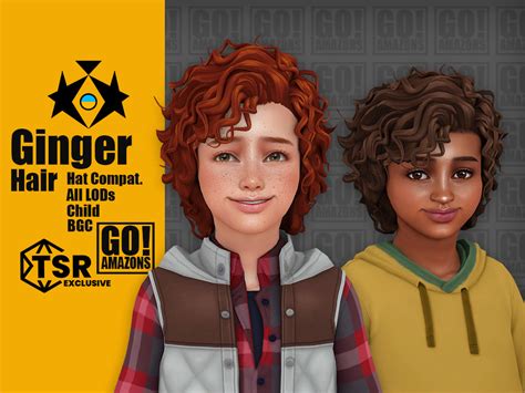 The Sims Resource Ginger Hair