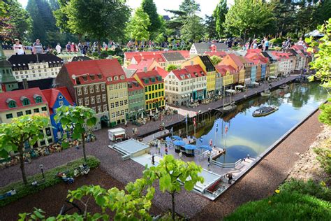 Billund Denmark July 26 2016 Lego Houses Of Nyhavn In Legoland