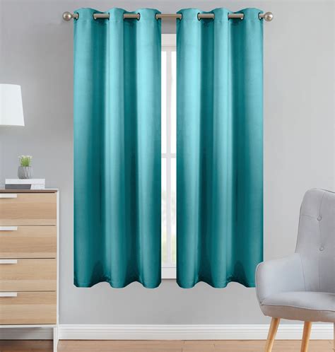 Style Basics 63 Inch Long Blackout Curtains For Bedroom 100 Total