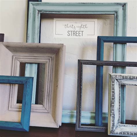 Diy Painted Thrift Store Picture Frames Thirty Eighth Street